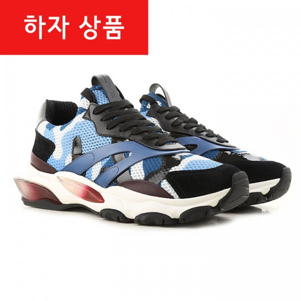 ◆하자◆카모플라쥬 바운스 스니커즈 블루 QY2S0B15 VGI FY7