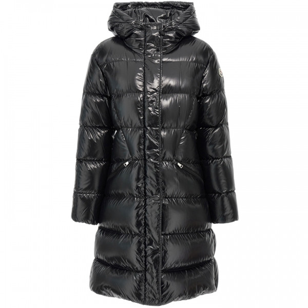 ◆당일◆24FW 벨뷰 BELLEVUE 로고 패치 벨티드 롱 패딩 자켓 블랙 1C000 38 5963V 999