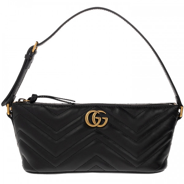 ◆당일◆25SS GG 마몬트 마틀라세 숄더백 블랙 739166 AABZB 1000