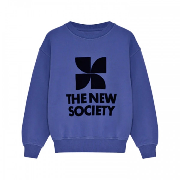 ◆키즈◆키즈 로고 맨투맨 로얄퍼플 TNS S ROYAL PURPLE