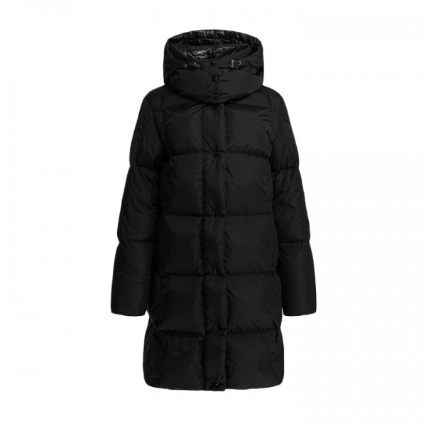 ◆당일◆25FW 리트 LITTE 로고 패치 롱 패딩자켓 블랙 1C000 20 539ZD 99B