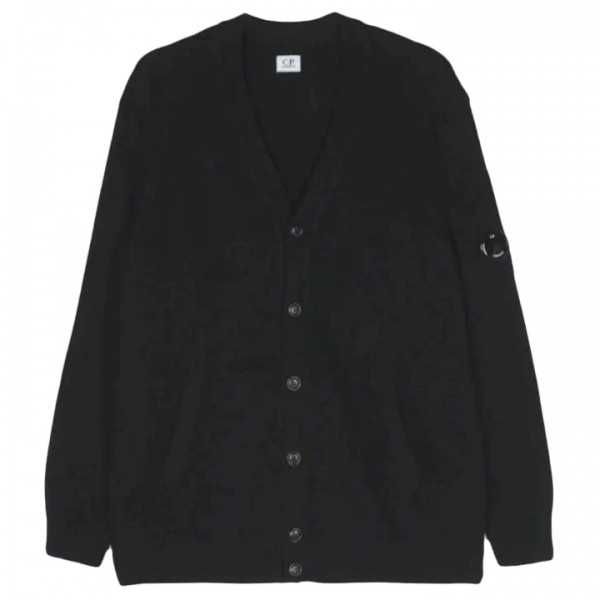 ◆당일◆24FW 렌즈 와펜 브이넥 가디건 블랙 17CMKN048A 110149A 999
