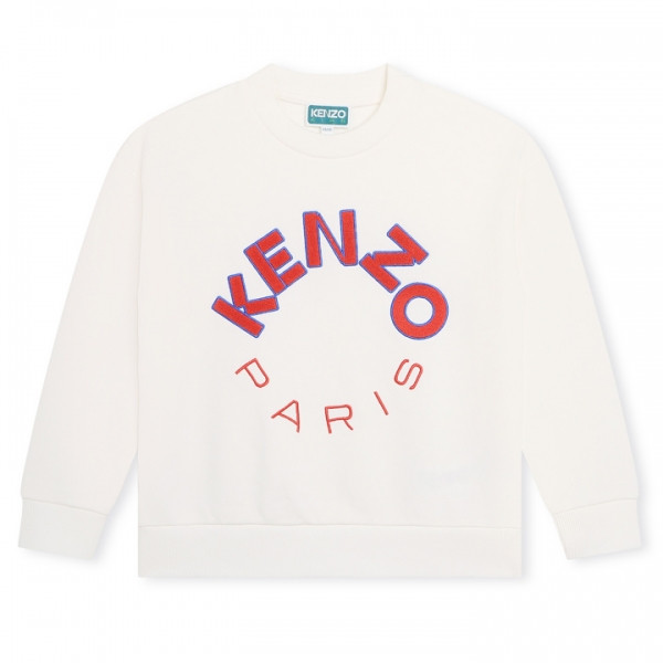 ◆키즈◆24SS 키즈 로고 자수 맨투맨 아이보리 K60333 121
