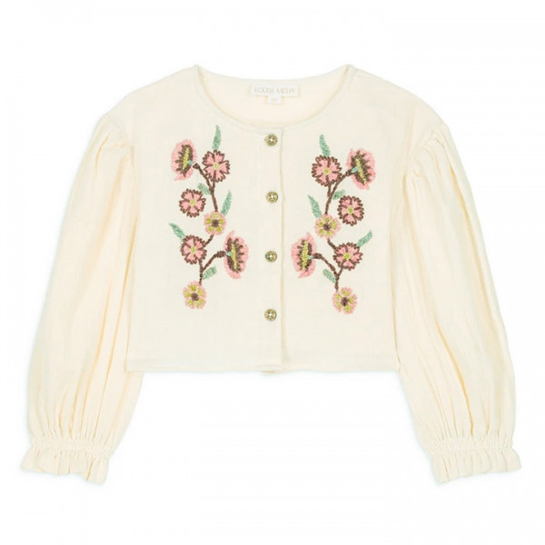 ◆키즈◆24FW 키즈 플로럴 셀리나 블라우스 크림 B0070 CREAM