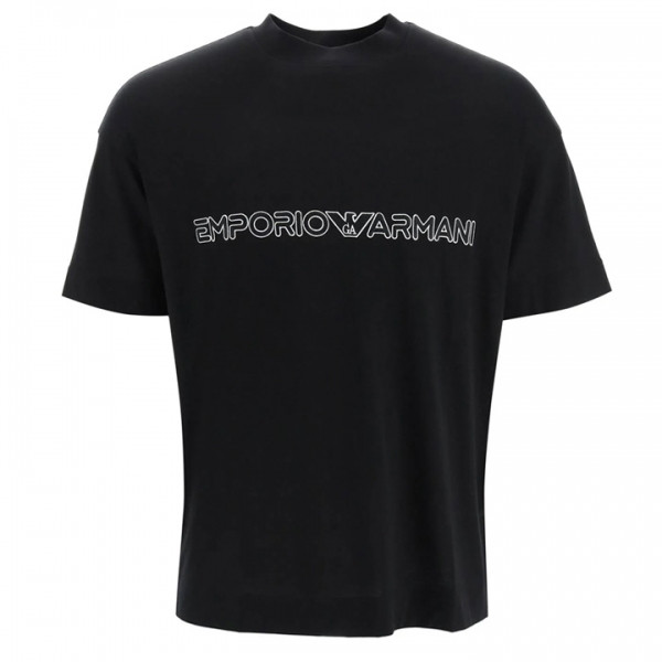 ◆당일◆24SS 로고 자수 티셔츠 블랙 3R1TBD 1JUVZ 0999