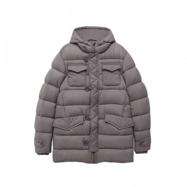 ◆당일◆25FW 레스키모 LESKIMO 후드 패딩자켓 그레이 PI004ULE 12456Z 9406