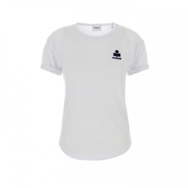 ◆당일◆26SS 콜디아 KOLDIA 로고 린넨 티셔츠 화이트/미드나잇 TS0315FA A1N09E WHMI