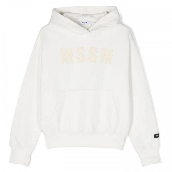 ◆키즈◆23FW 키즈 로고 후드티 화이트 F3MSJUHS177 013