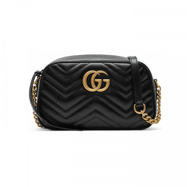 ◆당일◆26SS GG 마몬트 마틀라세 스몰 숄더&크로스백 블랙 447632 DTD1T 1000