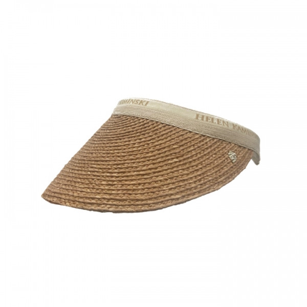 ◆당일◆26SS 비앙카 라피아 바이저햇 누가/네추럴 HAT50265 BIANCA NOUGAT NATURAL