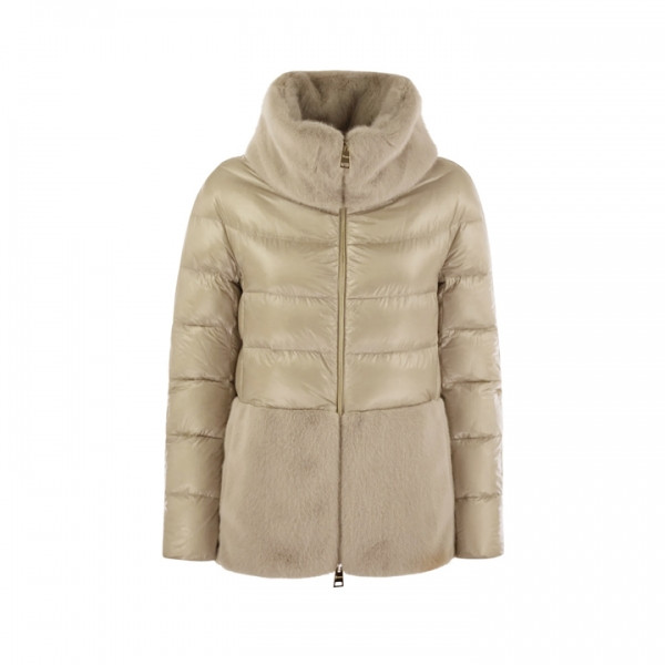 ◆당일◆25FW 울트라 라이트 얼터너티브 퍼 케이프 자켓 베이지 PI001933D 12017Z 1985