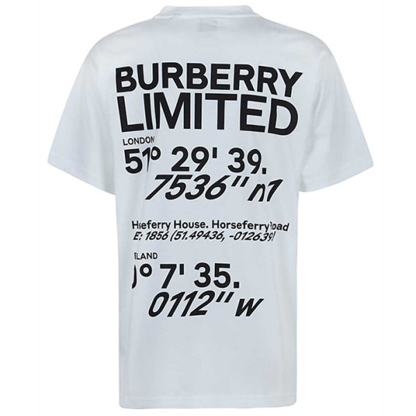 ◆당일◆24SS 캐릭 CARRICK 백 로고 프린트 티셔츠 화이트 8037292