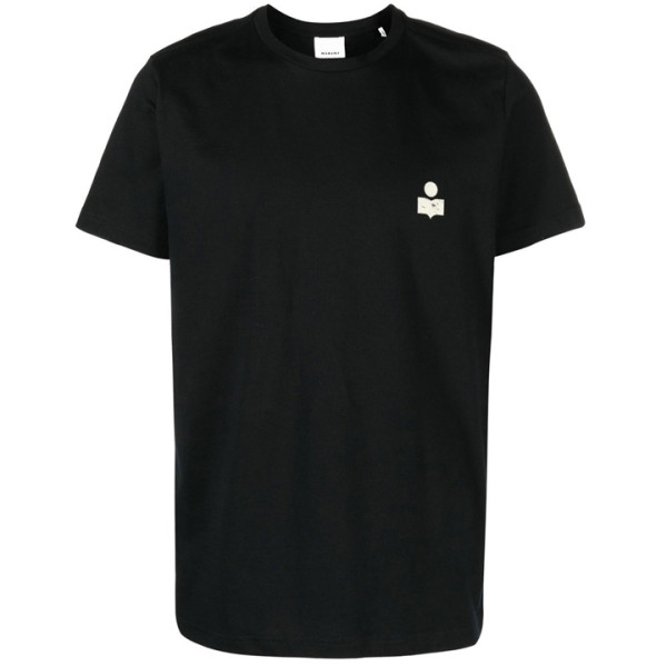 ◆당일◆24SS 자페르 ZAFFERH 로고 프린트 티셔츠 블랙/에쿠르 TS0047HA B1N19H BKEC