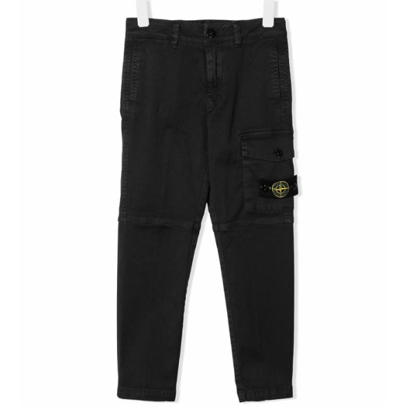◆키즈◆21FW 키즈 와펜 카고 팬츠 블랙 751630411 V0129