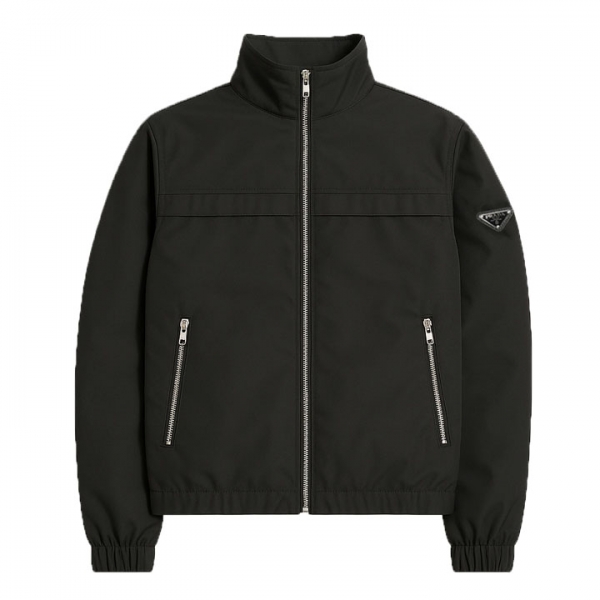 ◆당일◆25SS 삼각로고 하이넥 바람막이 자켓 블랙 SGN998 106O F0002
