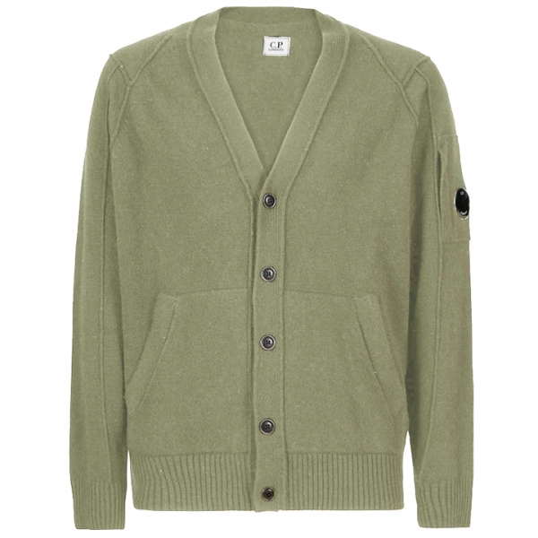 ◆당일◆23FW 렌즈 와펜 울 가디건 카키 15CMKN250A 005504A 335