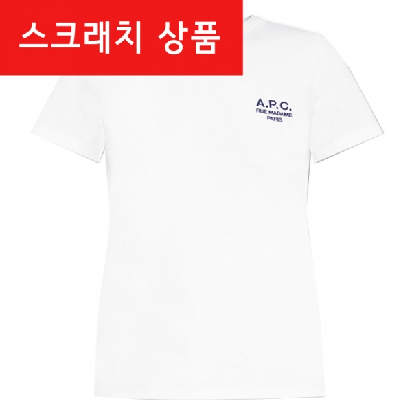 ◆스크래치◆데니스 DENISE 로고 자수 티셔츠 화이트 COEZC F26842 AAB