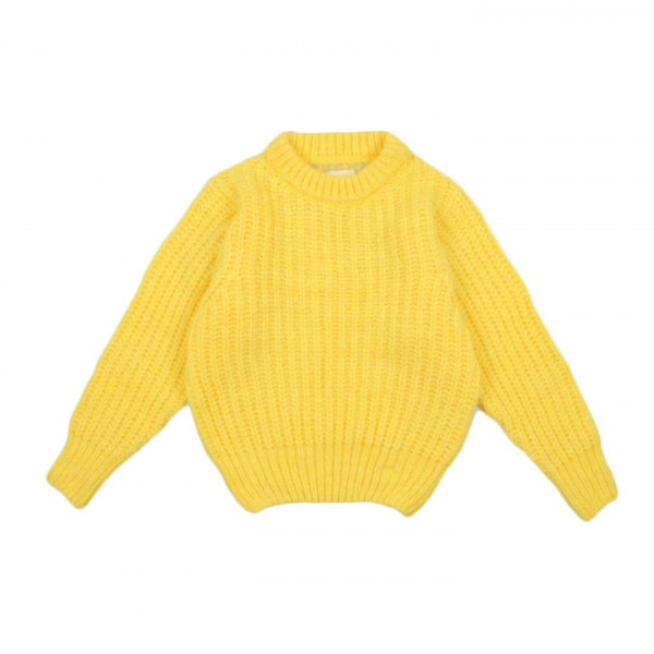 ◆키즈◆24FW 키즈 로고 니트 하베스트골드 TAMPERE JUMPER HARVEST GOLD