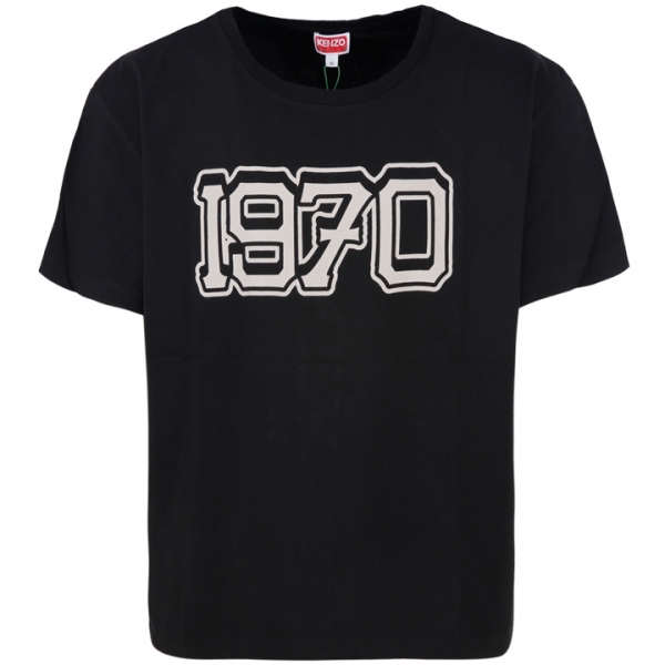 ◆13주년◆1970 타이거 백 로고 티셔츠 블랙 5TS427 4SC 99J