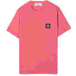 ◆키즈◆22SS 여성 로고 패치 티셔츠 핑크 761620147 V0087