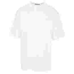 ◆당일◆24FW 페이스 패치 오버핏 티셔츠 옵틱화이트 CL0108 183