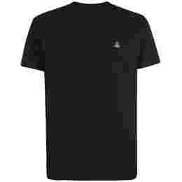 ◆당일◆23FW ORB 로고 자수 클래식 티셔츠 블랙 3G010013 J001M N401