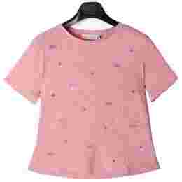 ◆키즈◆21SS 여성 로고 스타 티셔츠 핑크 1SBM13 314