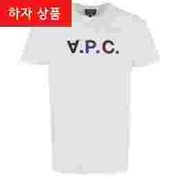 ◆하자◆벨벳 로고 티셔츠 화이트 COBQX H26098 HAA