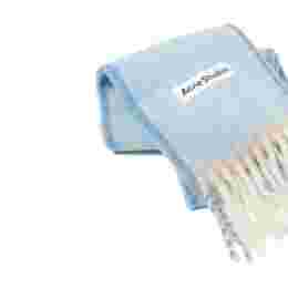 ◆당일◆25SS FN-UX 시그니처 로고 울 머플러 데님블루 CA0290 AAL