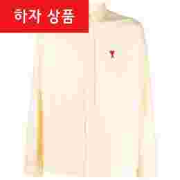 ◆하자◆하트 로고 자수 체크 셔츠 페일옐로우 HSH113 472 703