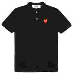 ◆당일◆24FW 레드 와펜 카라 티셔츠 블랙 AZ-T006-051-1