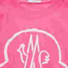 ◆당일◆23SS 로고 프린팅 숏 티셔츠 핑크 8C000 09 829FB 546