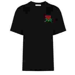 ◆당일◆22SS 여성 스트로베리 자수 티셔츠 블랙 JT0072 PG0772 999