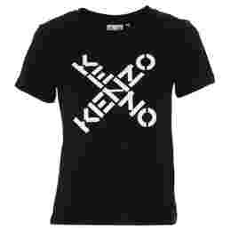 ◆13주년◆여성 크로스 로고 티셔츠 블랙 2TS850 4SJ 99