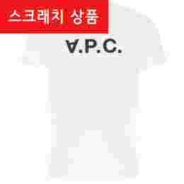 ◆스크래치◆VPC 벨벳 로고 티셔츠 화이트 COBQX H26586 IAK