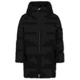 ◆키즈◆23FW 여성 로고 패치 후드 롱 패딩자켓 네이비 1C000 05 595FD 776