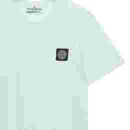 ◆키즈◆23SS 키즈 로고 패치 티셔츠 민트 781620147 V0044