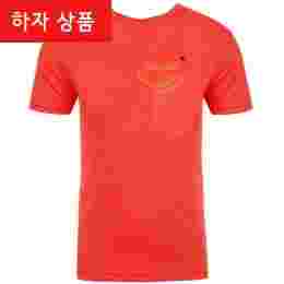 ◆하자◆시그니처 로고 포켓 티셔츠 레드 74GC0701