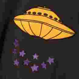 ◆키즈◆22SS 키즈 UFO 자수 반집업 블랙 2212014 099