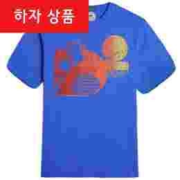 ◆하자◆카탈리나 비치 프린팅 블루 티셔츠 74GC0719
