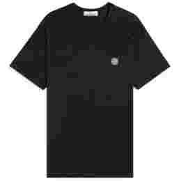 ◆11주년◆로고 패치 티셔츠 블랙 721524113 V0029