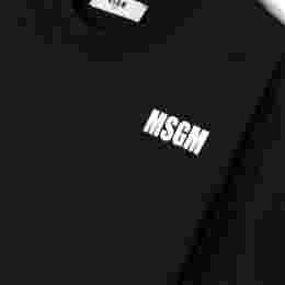 ◆키즈◆24SS 키즈 백로고 프린팅 티셔츠 블랙 S4MSJUTH005 110