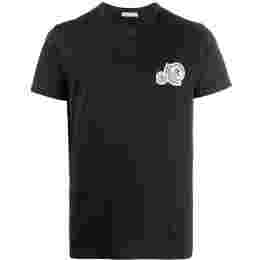 ◆11주년◆마그리아 MAGLIA 더블 로고 패치 티셔츠 블랙 8C781 00 8390Y 999