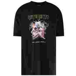 ◆12주년◆일렉트릭 로고 헤비메탈 티셔츠 블랙 UE51TR560B BLACK