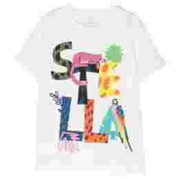 ◆키즈◆23SS 여성 정글 로고 티셔츠 화이트 TS8D01 Z0434 101