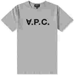 ◆당일◆24SS VPC 벨벳 로고 티셔츠 그레이 COEZB H26943 PLB