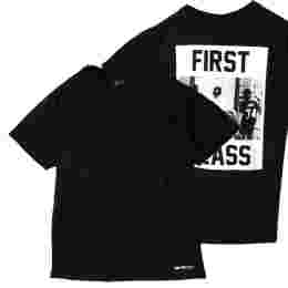 ◆10주년◆FIRST 스퀘어 백 프린팅 티셔츠 블랙 LA04TEE75BK