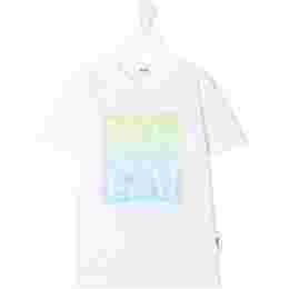 ◆키즈◆21SS 키즈 시그니처 로고 프린트 티셔츠 화이트 MS027586 001
