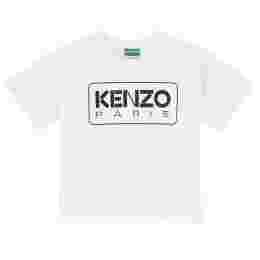 ◆키즈◆24SS 키즈 로고 프린트 티셔츠 화이트 K60340 12P