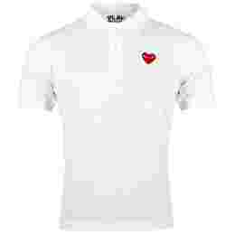 ◆당일◆23SS 레드 와펜 카라 티셔츠 화이트 AZ-T006-051-5